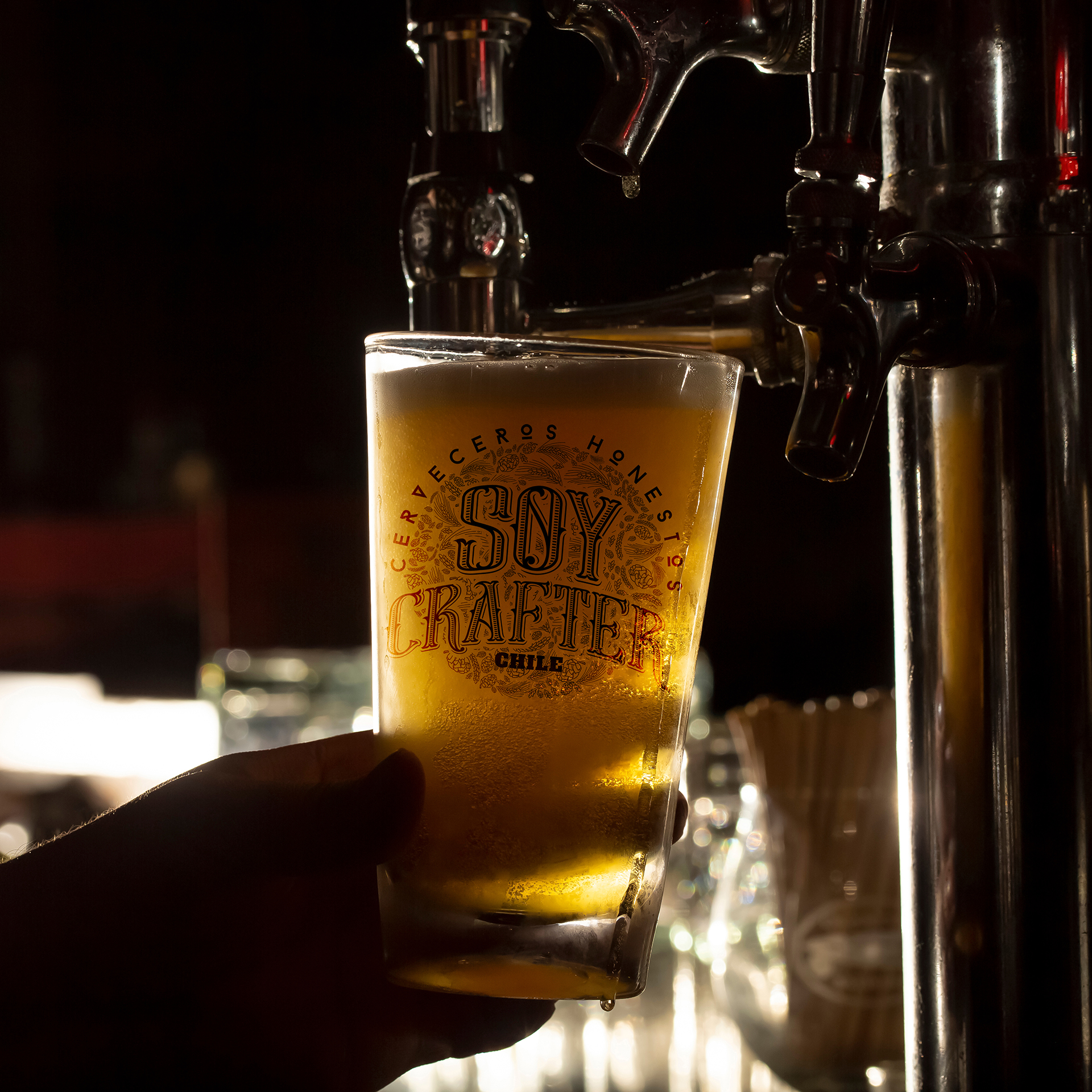 Pouring,A,Beer,On,Tap